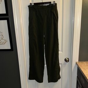Athleta Forest Green Relaxed Pants - Tall Length!